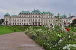 The Upper Belvedere from the gardens