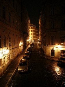 Rainy Streets of Prague